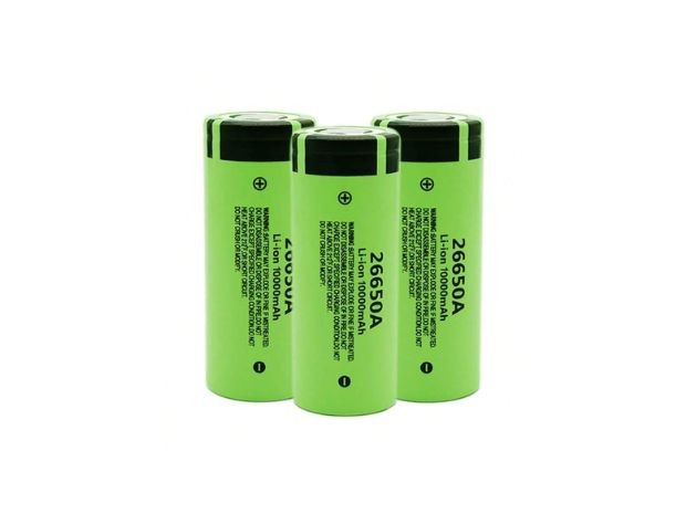 &u+ BATERIA PILA RECARGABLES 26650 10000 MAH VERDE